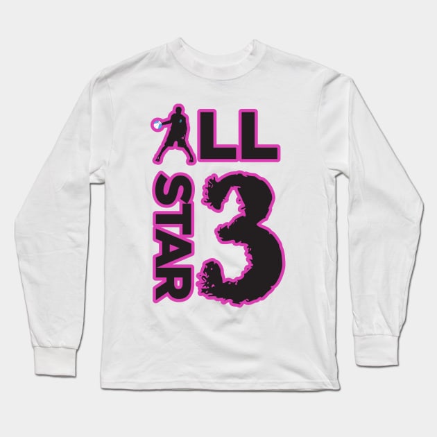 All Star Gear | Black and Purple Long Sleeve T-Shirt by DreamsofDubai